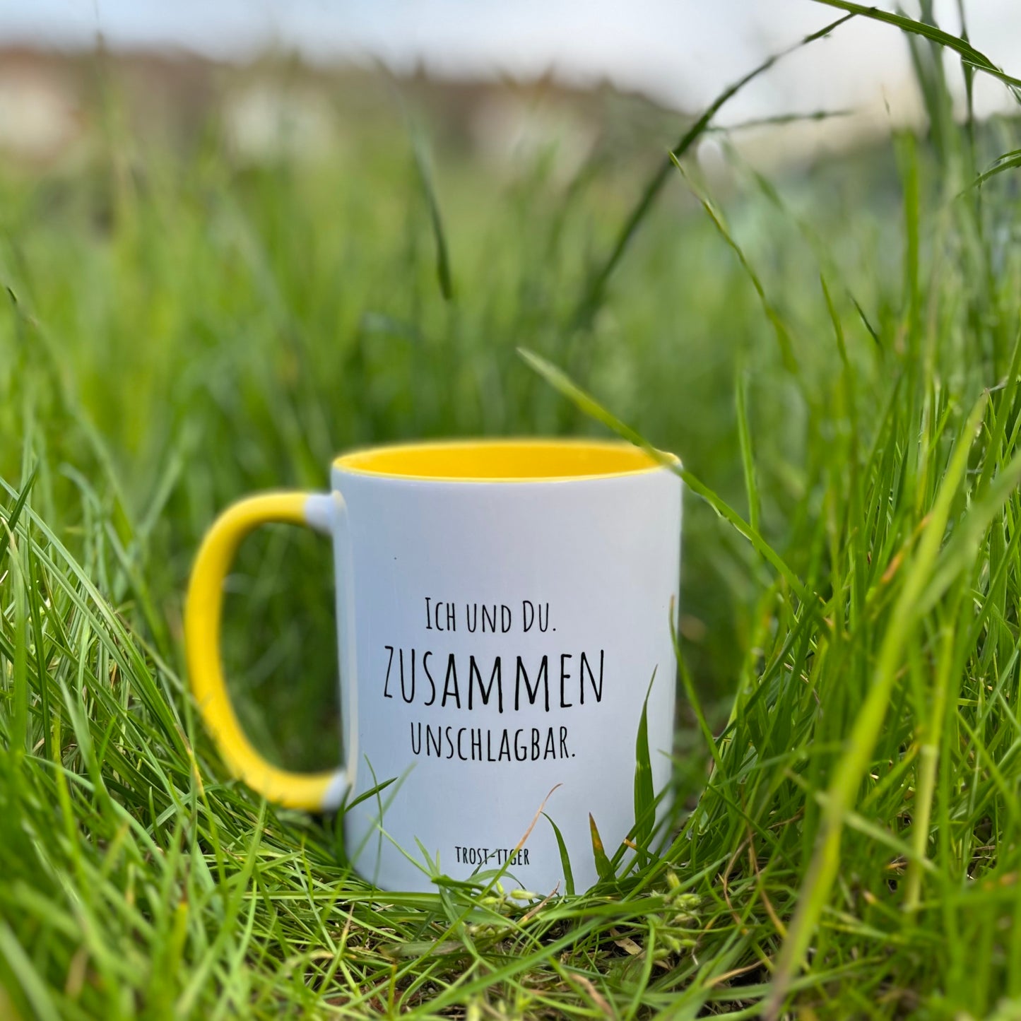 Trost-Tiger Tasse "Ich und Du"