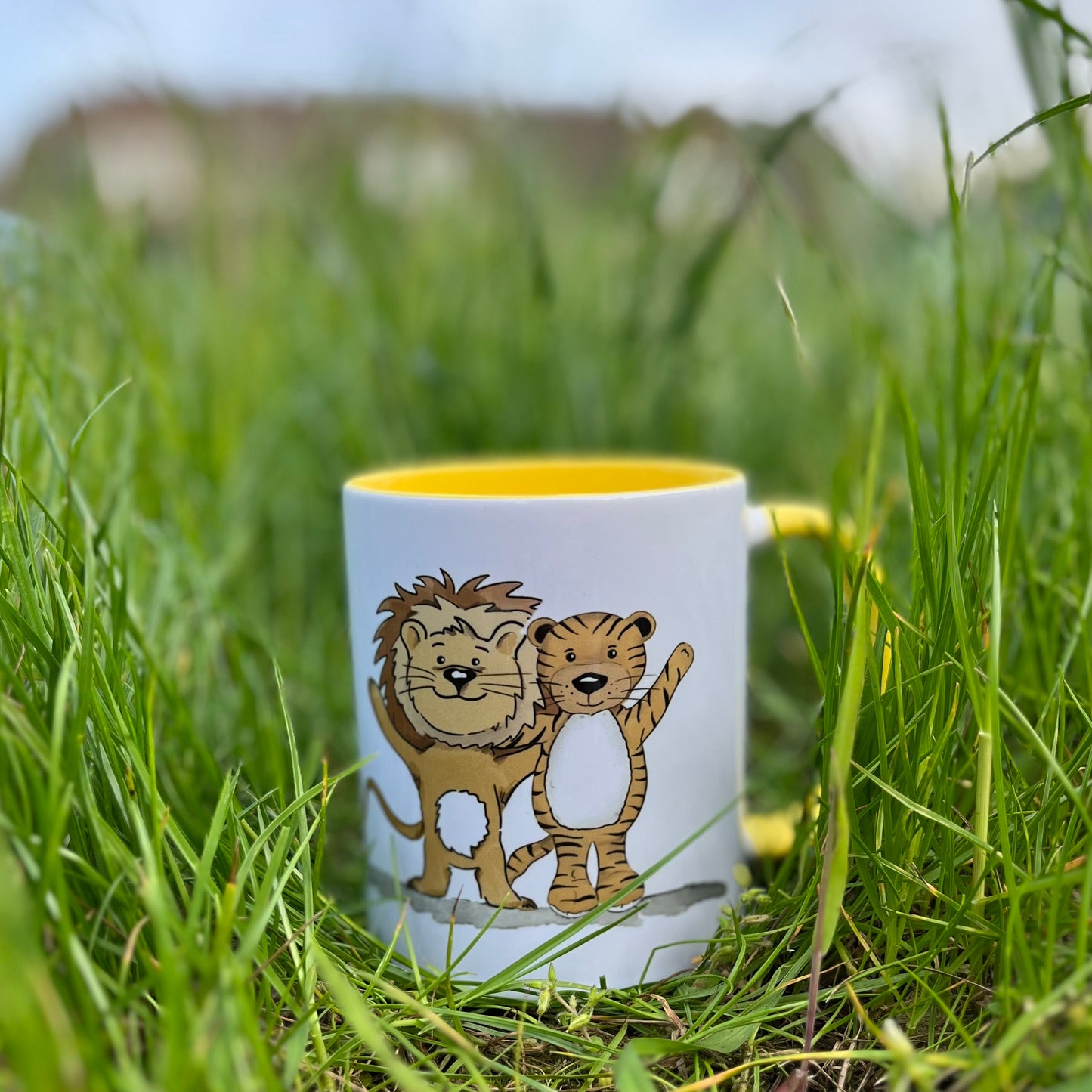 Trost-Tiger Tasse "Ich und Du"