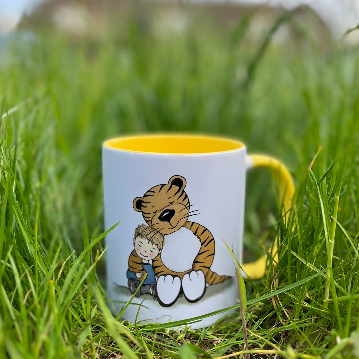 Trost-Tiger Tasse "Alles hat seine Zeit"