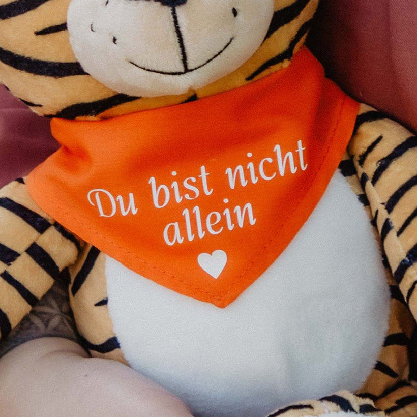 Personalisiertes Halstuch für den Trost-Tiger