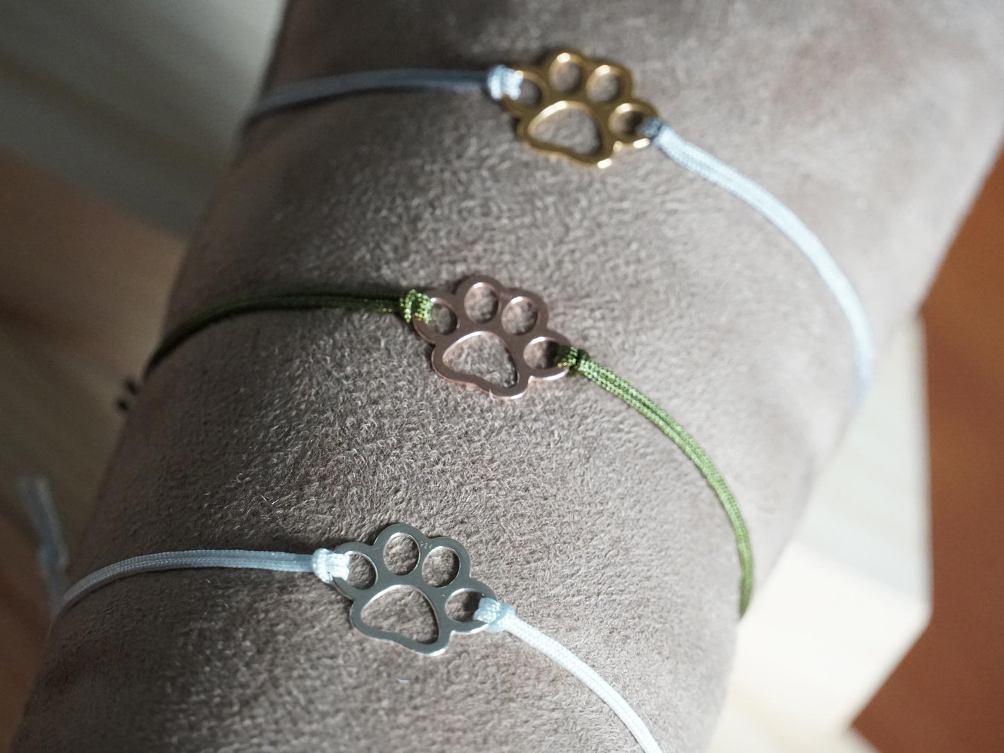 Trost-Tiger Armband mit Echtschmuck Anhänger "Tatze"