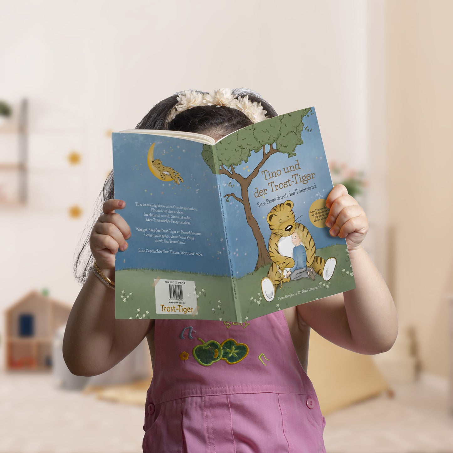 Das Trost-Tiger Kinderbuch plus Poster und Postkarten: Eine Reise durch das Trauerland