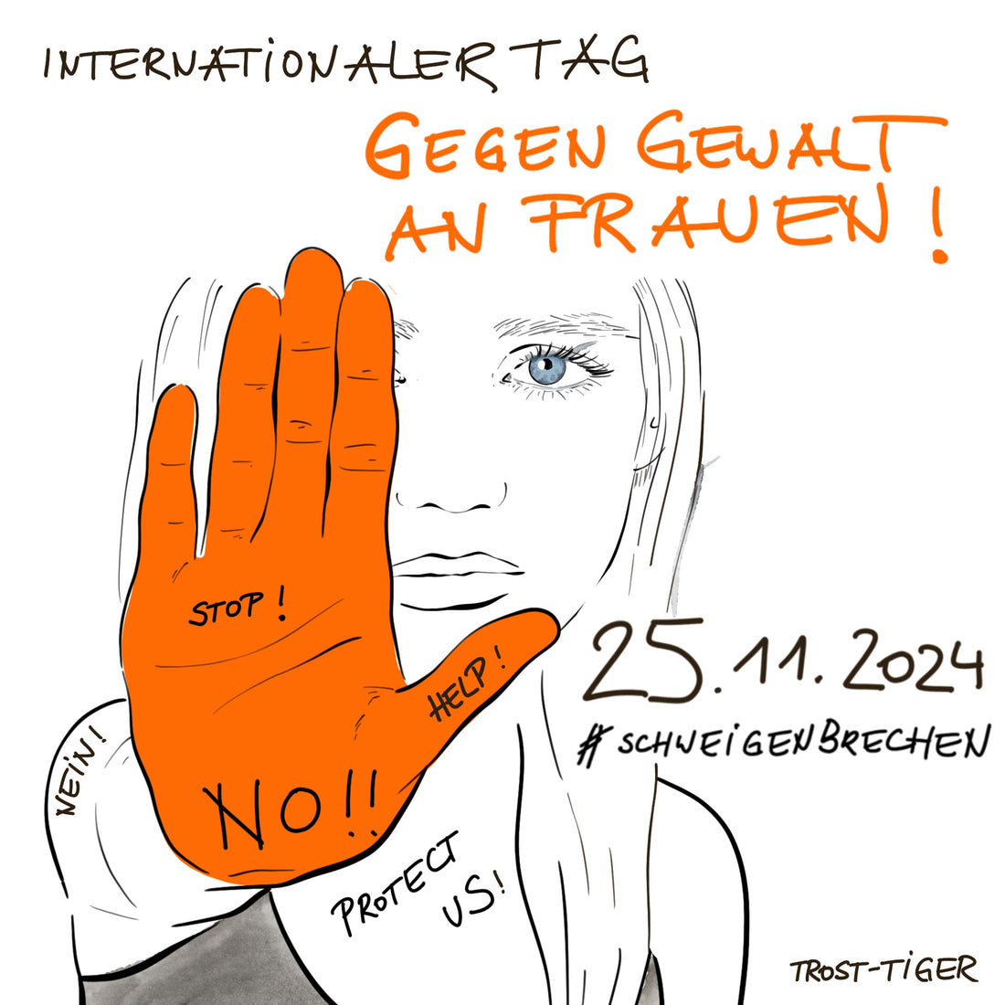 Leuchten wir in Orange – für eine bessere Welt!