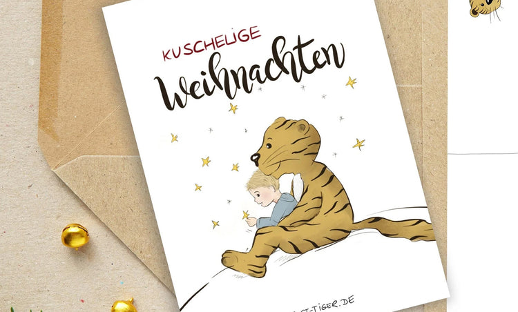 Trost-Tiger Weihnachtspostkarten