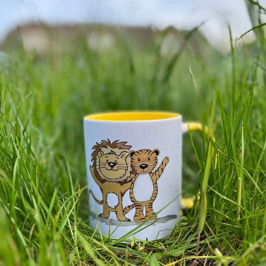 Trost-Tiger Tasse "Ich und Du"
