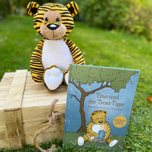 Mittleres Trost-Tiger Kinderbuch-Paket