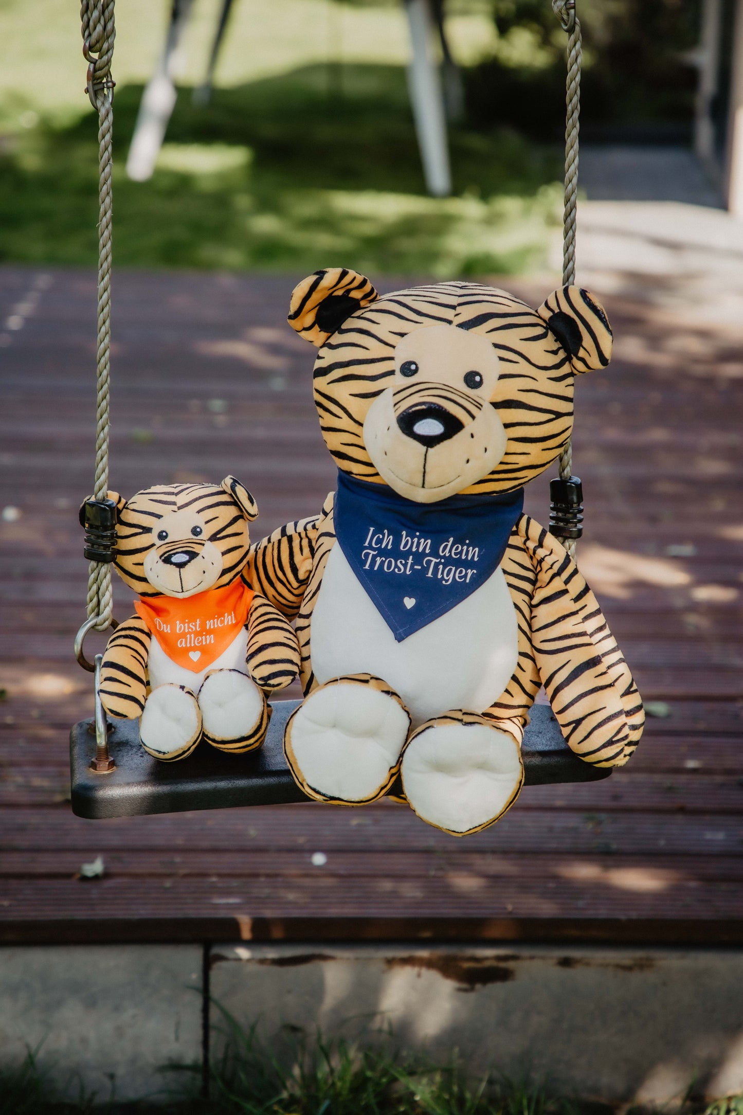 Das große „Trost-Tiger“ Paket: das Trost-Tiger Duo, Kinderbuch mit großem Postkarten-Set + Gefühlskarten