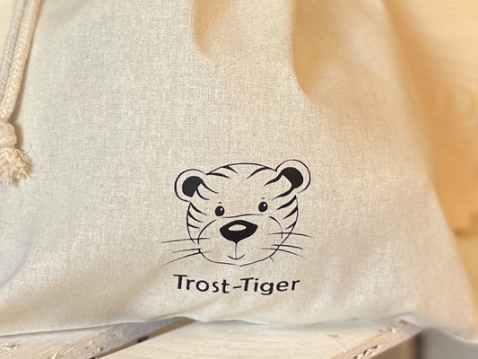 Geschenkverpackung/Rucksack für den Trost-Tiger